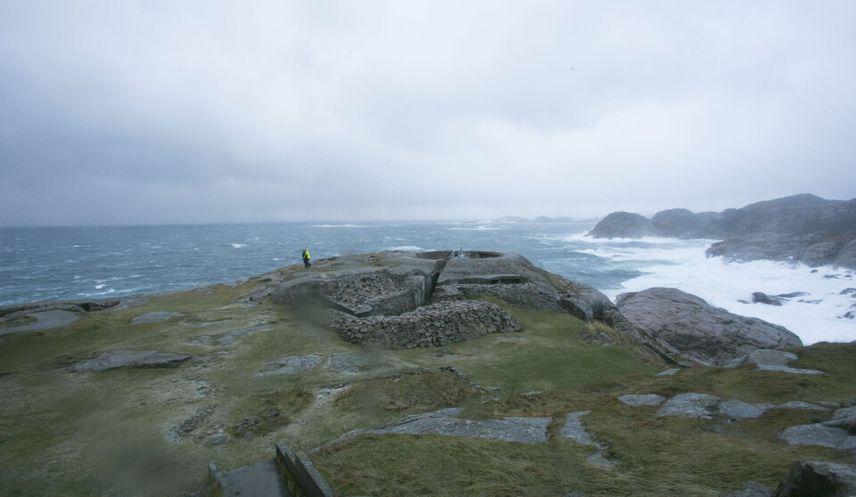 Vi må forberede oss på at havnivåene stiger. Her fra uvær på Lindesnes.