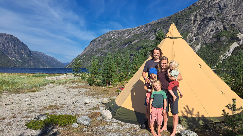 Alexander Read med familien på tur. Alexander Read med familien på tur.