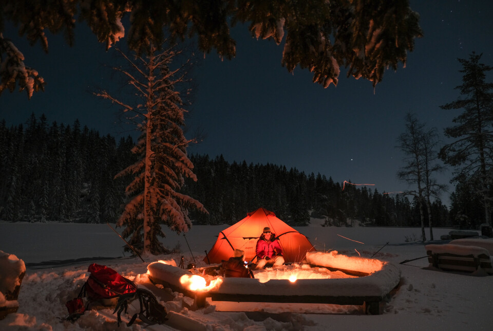 De mellom 18 og 29 år har vært de ivrigste på å sove ute i vinter. De mellom 18 og 29 år har vært de ivrigste på å sove ute i vinter.