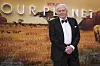 Den britiske programskaperen David Attenborough, kjent for sine fantastiske TV-serier om natur og dyreliv på jorda, fyller fredag 100 år. Her er han under lanseringen av serien «A Perfect Planet» i 2019.